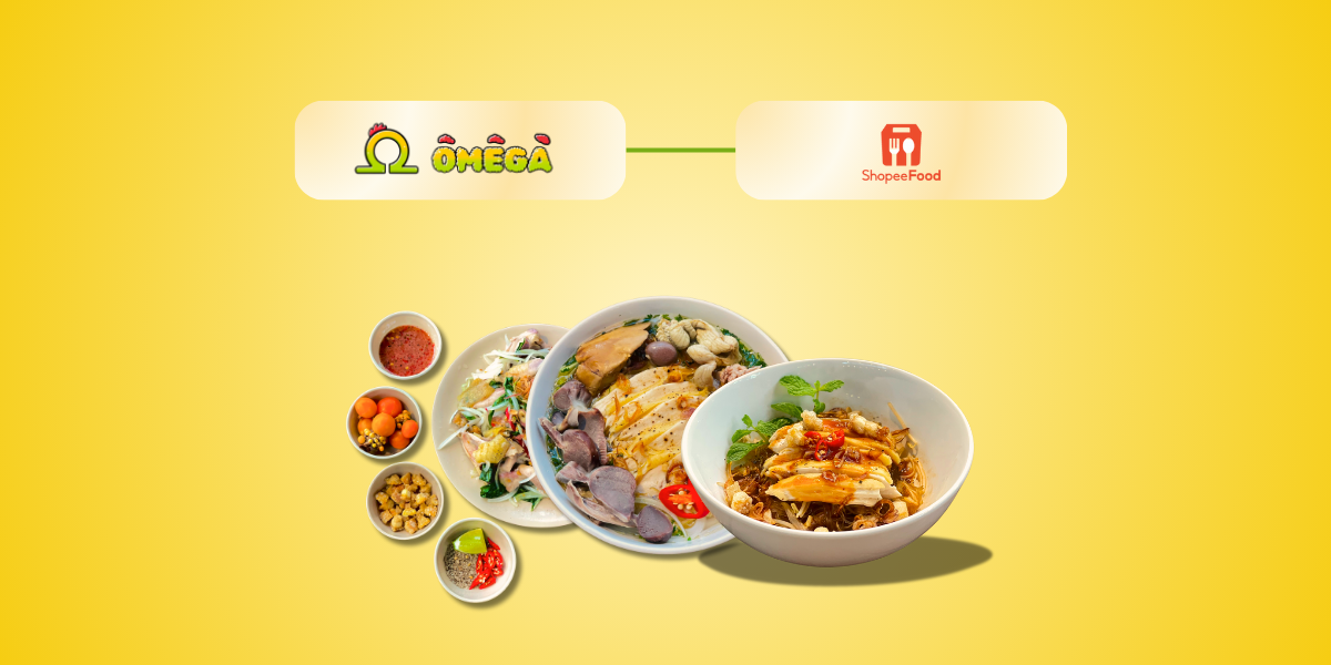 Ô Mê Gà đã có mặt trên Shopee Food