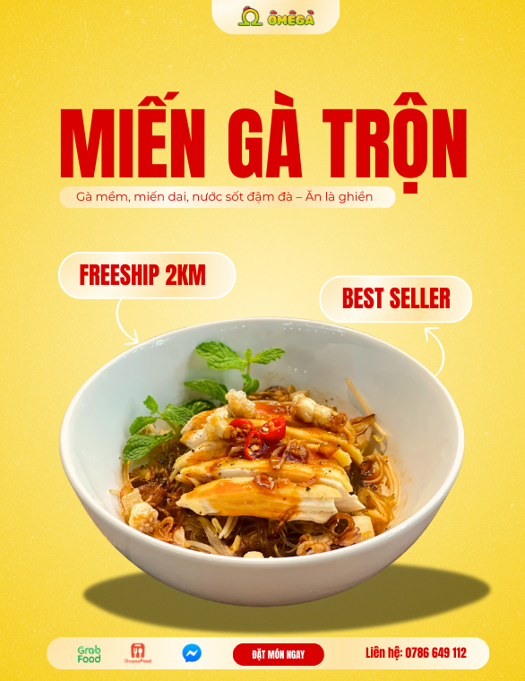 banner miến gà trộn